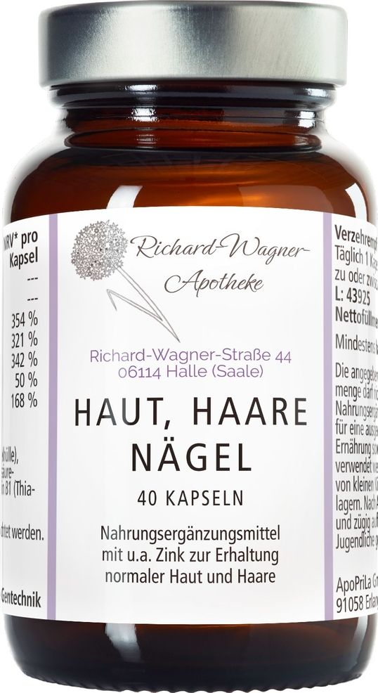 Haut, haare, Nägel 40 Kapseln